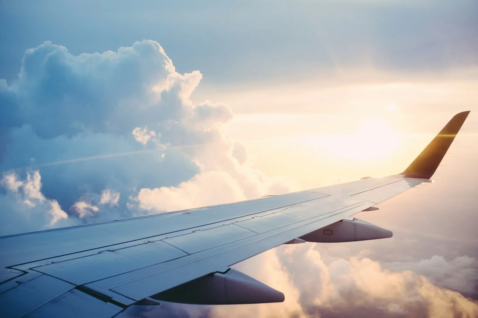 A beautiful sky representing travel